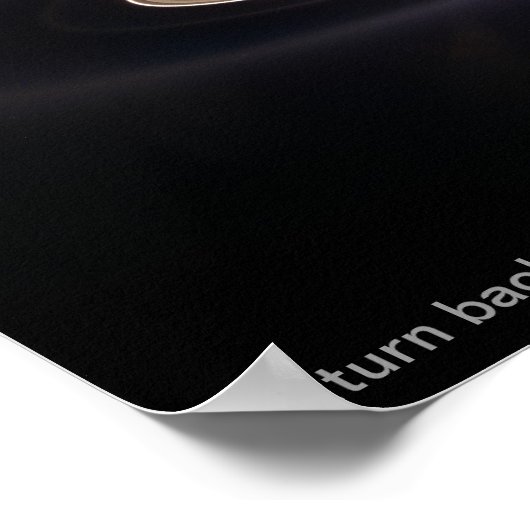 Saturn-Rückseite Poster (Ecke)