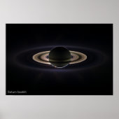 Saturn-Rückseite Poster (Vorne)