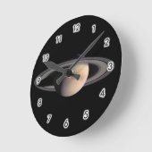 Saturn Runde Wanduhr (Winkel)