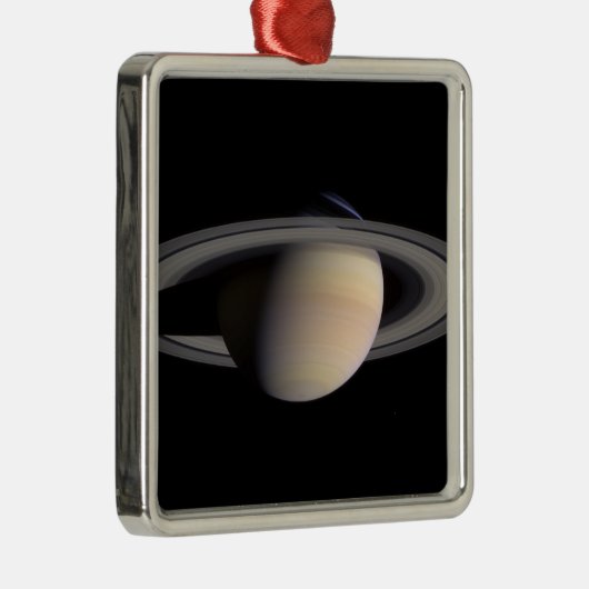 Saturn Silbernes Ornament (Rechts)