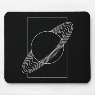 Saturn Sonnensystem Planet Galaxie Astronomie Mousepad