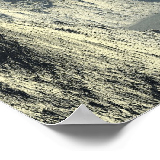 Saturn Space Art Poster (Ecke)