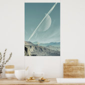 Saturn Space Art Poster (Küche)