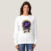 Saturn Sunflower 2 Sweatshirt (Vorne ganz)