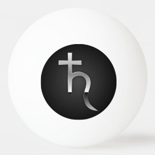 Saturn-Symbol Tischtennisball