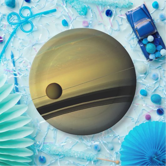 Saturn Tableware from the Celestial Collection Pappteller (Party)