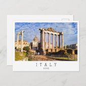 Saturn-Tempel, Rom, Italien Postkarte (Vorne/Hinten)