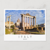 Saturn-Tempel, Rom, Italien Postkarte (Vorderseite)