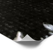 Saturn und Enceladus Poster (Ecke)