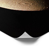 Saturn und ihr Mondplakat Poster (Ecke)