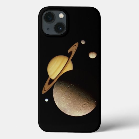 Saturn und ihre Monde Case-Mate iPhone Hülle (Rückseite)