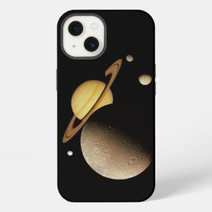 Saturn und seine Monde iPhone 13 Hülle