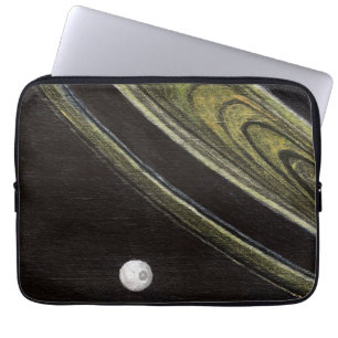 Saturn und Tethys neopren Laptop Ärmel Laptopschutzhülle