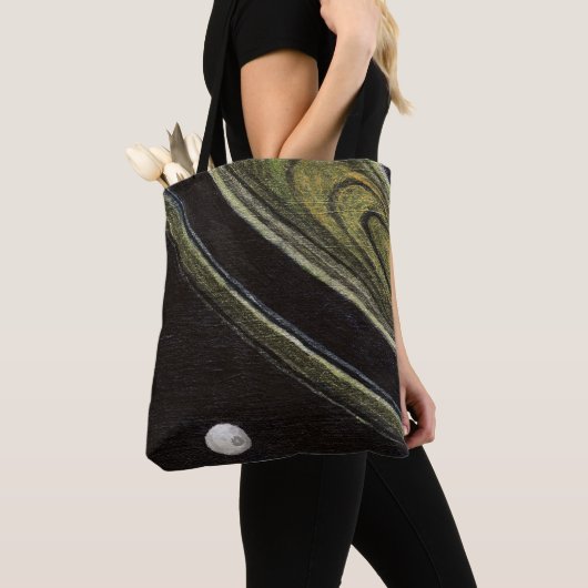 Saturn- und Tethys-Tasche Tasche (Von Nahem)