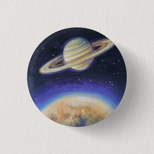 Saturn und Titan Button (Vorderseite)
