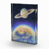 Saturn und Titan Fotoblock (Rechts)