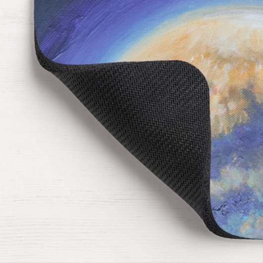 Saturn und Titan Mousepad (Ecke)