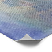 Saturn und Titan Poster (Ecke)