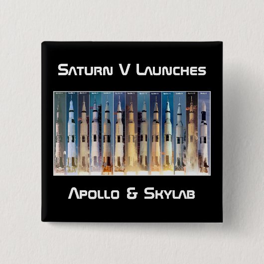 Saturn V Moon Rocket startet Button (Vorderseite)