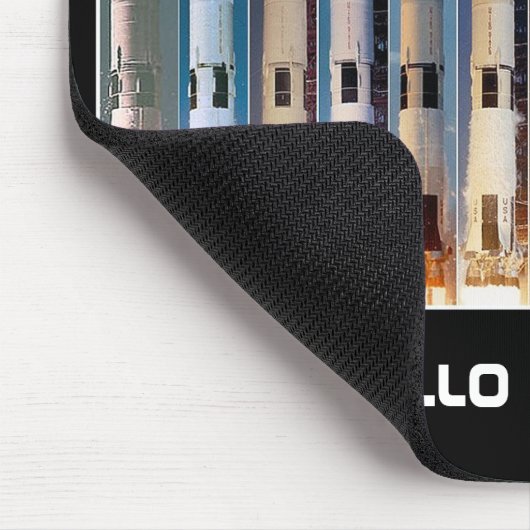 Saturn V Moon Rocket startet Mousepad (Ecke)