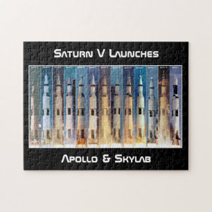 Saturn V Moon Rocket startet Puzzle
