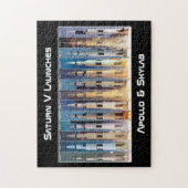 Saturn V Moon Rocket startet Puzzle (Vertikal)