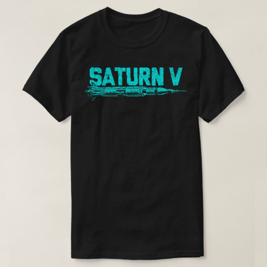 Saturn V Rakete 8 T-Shirt (Design vorne)