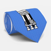 Saturn-V-Rakete Krawatte (Gerollt)