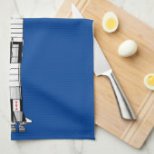 Saturn-V-Rakete, Mond-Landung Apollo 11 und Mond: Geschirrtuch (Viertel Falte)