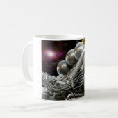 Saturn-V-Rakete Motor Kaffeetasse (Vorderseite Links)