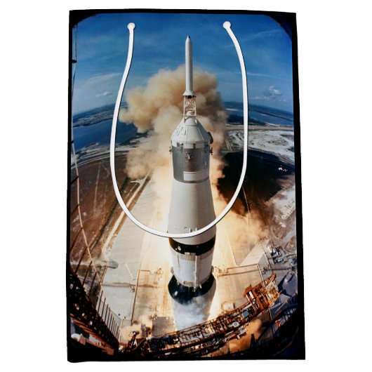 Saturn V Raketenstart 1969 Apollo Raumfahrzeug Med Mittlere Geschenktüte (Vorderseite)