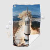Saturn V Raketenstart 1969 Apollo Spacecraft Golfhandtuch (Insitu)