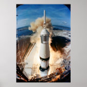 Saturn V Raketenstart 1969 Apollo Spacecraft Poster (Vorne)