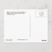 Saturn V Rocket Motor Postkarte (Rückseite)