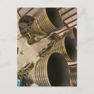 Saturn V Rocket Postkarte