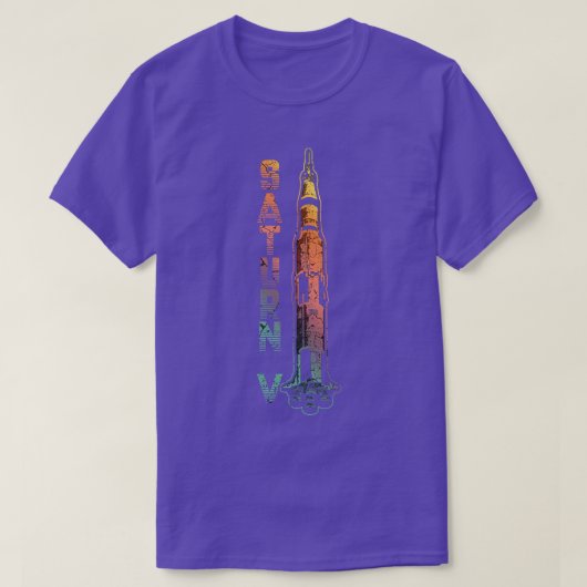 Saturn V Rocket T-Shirt (Design vorne)