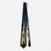 Saturn V Space Rocket Launch NASA Foto Krawatte (Vorderseite)