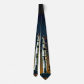 Saturn V Space Rocket Launch NASA Foto Krawatte (Rückseite)