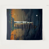 Saturn V Space Rocket Launch NASA Foto Wandteppich (Vorderseite (Horizontal))