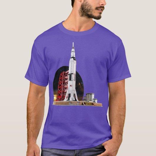 Saturn V Space Shuttle T-Shirt (Vorderseite)