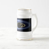 Saturn verlor die Sonne von Cassini Orbiter Bierglas (VorderseiteRechts)