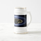 Saturn verlor die Sonne von Cassini Orbiter Bierglas (VorderseiteRechts)