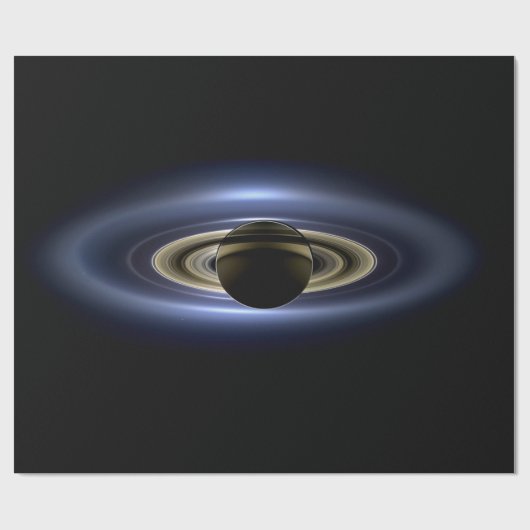Saturn verlor die Sonne von Cassini Orbiter Geschenkpapier (Flach)