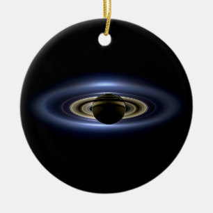 Saturn verlor die Sonne von Cassini Orbiter   Keramik Ornament
