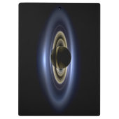 Saturn verlor die Sonne von Cassini Orbiter Klemmbrett (Rückseite)