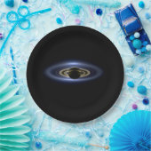 Saturn verlor die Sonne von Cassini Orbiter Pappteller (Party)