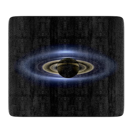 Saturn verlor die Sonne von Cassini Orbiter Schneidebrett (Vorderseite)