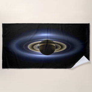 Saturn verlor die Sonne von Cassini Orbiter Strandtuch