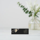 Saturn-Visitenkarte Mini Visitenkarte (Stehend Vorderseite)