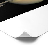 Saturn Vollansicht Poster (Ecke)